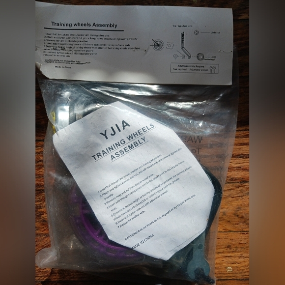 Yjia Training Wheels for bike kit w/ Free Daisy Bell - Picture 7 of 10